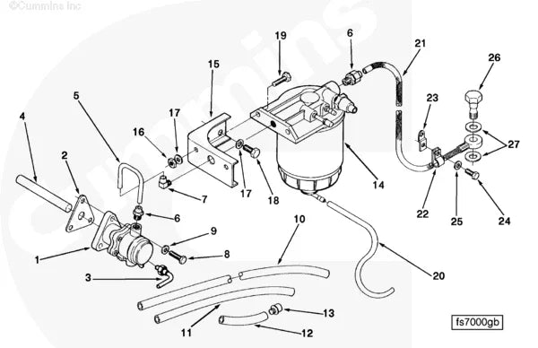 Cummins C0149213800 Tube Brace - Truck To Trailer