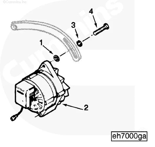Cummins C0191190900 Alternator - Truck To Trailer