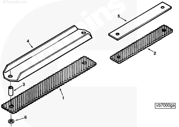 Cummins C0403204200 Mounting Spacer - Truck To Trailer