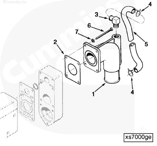 Cummins C0503113800 Hose Clamp - Truck To Trailer