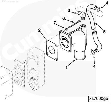 Cummins C0503113800 Hose Clamp - Truck To Trailer