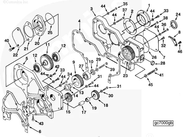 Cummins C0510013900 Roller Bearing - Truck To Trailer