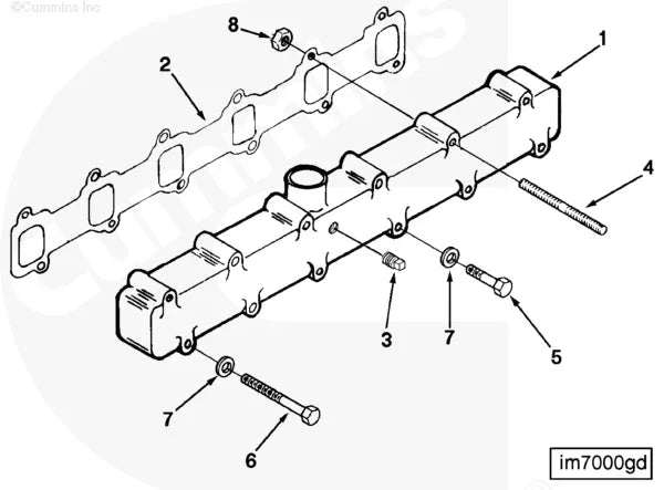 Cummins C0520221300 Stud - Truck To Trailer