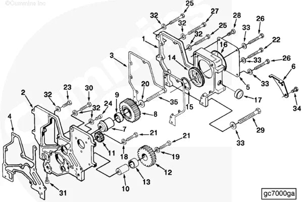 Cummins C0718106400 Hexagon Head Cap Screw - Truck To Trailer