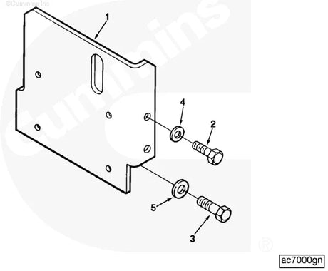 Cummins C0718107400 Hexagon Head Cap Screw - Truck To Trailer