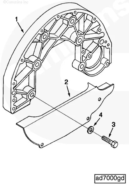 Cummins C0718107600 Hexagon Head Cap Screw - Truck To Trailer