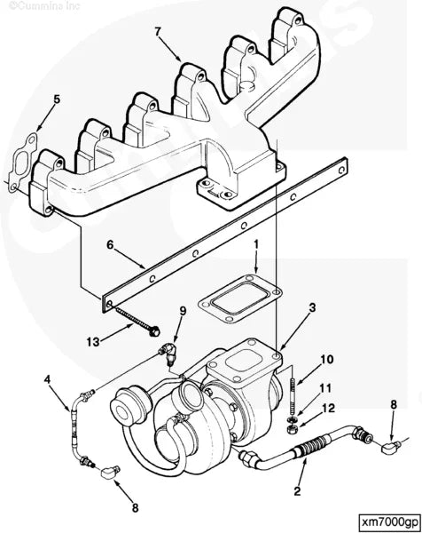 Cummins C0720103600 Hexagon Head Cap Screw - Truck To Trailer