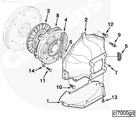 Cummins C0800058200 Hexagon Head Cap Screw - Truck To Trailer