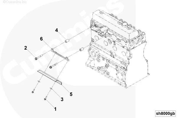 Cummins C6204114950 Heat Shield Bracket - Truck To Trailer