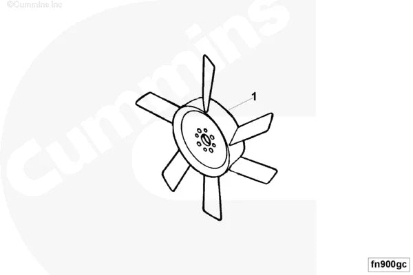 Cummins Fn9028 Engine Cooling Fan - Truck To Trailer