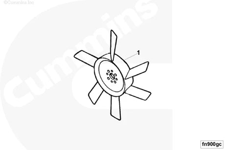 Cummins Fn9028 Engine Cooling Fan - Truck To Trailer
