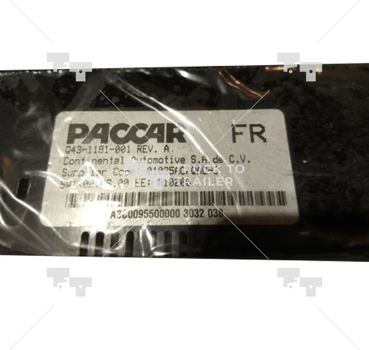 Q43-1191-001 Oem Paccar Gauge -Display Driver Warning Information - Truck To Trailer